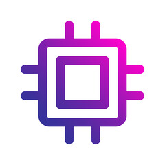 processor gradient icon