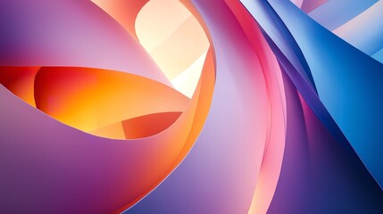 Abstract blue and white flowing wave pattern.