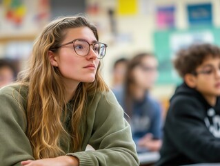 Thoughtful learner in a focused environment