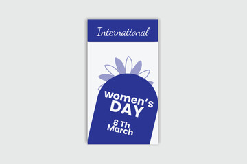Happy Women's day template and banner design 
