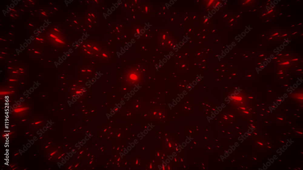 Poster neon stars racing and zooming through space universe galaxy astronomy 3d animation on gradient backg