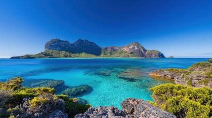 Fototapeta premium Tranquil Tropical Island Paradise