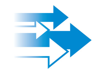 シンプルな矢印のイラストアイコンイメージ