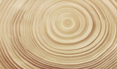 The annual ring circle at the center of the tree