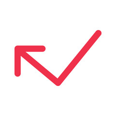 missed call outline fill icon