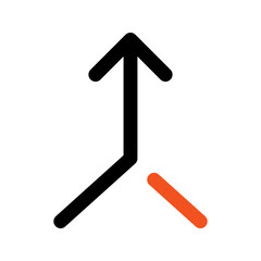 merge calls line color icon