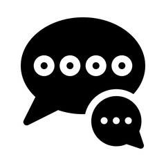 message glyph icon