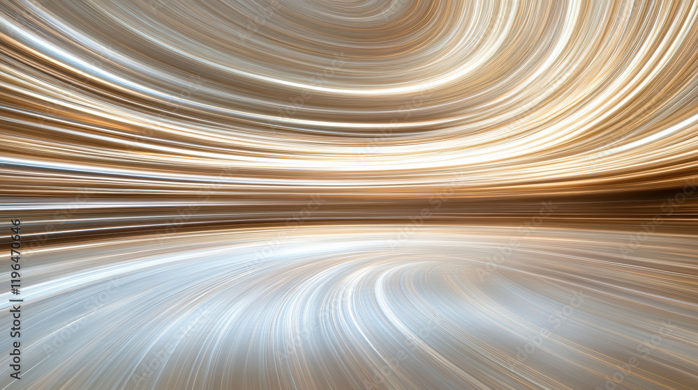 Poster dynamic light trails create intricate patterns in mesmerizing display
