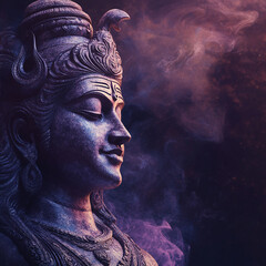 Maha Shivratri festival celebration hindu lord god shiva background	