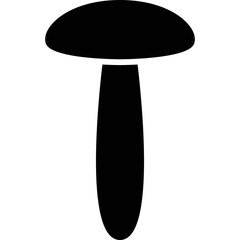 Simple vector icon mushroom