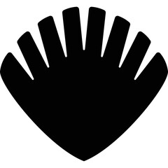 Simple vector icon shell