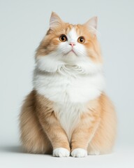 Heartwarming cat adoption story animal shelter series studio setting close-up view finding a forever home