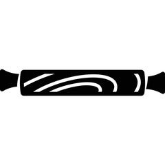 Simple vector icon rolling pin
