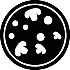 Simple vector icon pizza