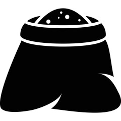 Simple vector icon bag of flour
