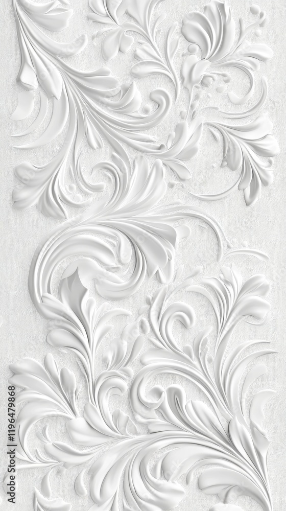 Aufkleber delicate textures and intricate floral designs intertwine to create a captivating visual experience,