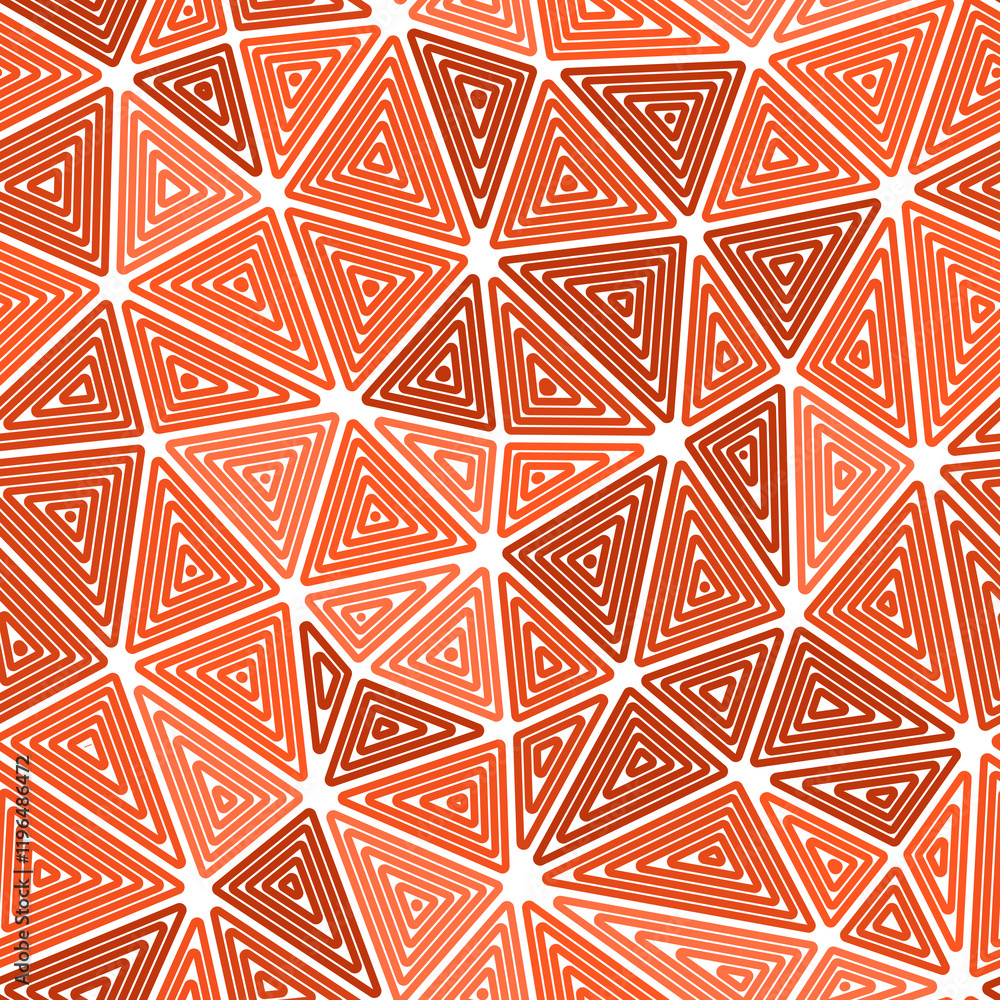 Poster geometric template background. large triangles size. multiple repeated inner triangles. monotone sty