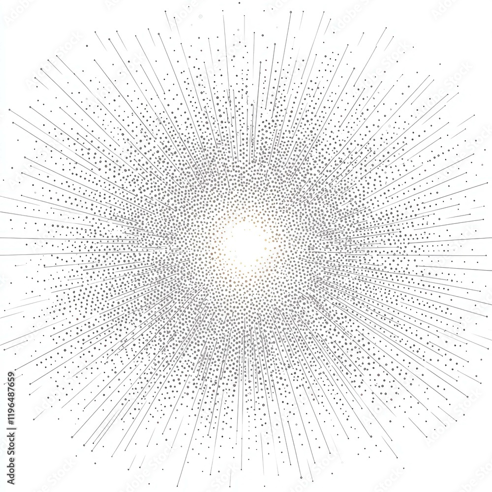 Poster abstract radiating burst: dynamic vector graphic design. perfect for modern backgrounds, textures, a
