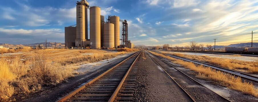 tracks in the morning
