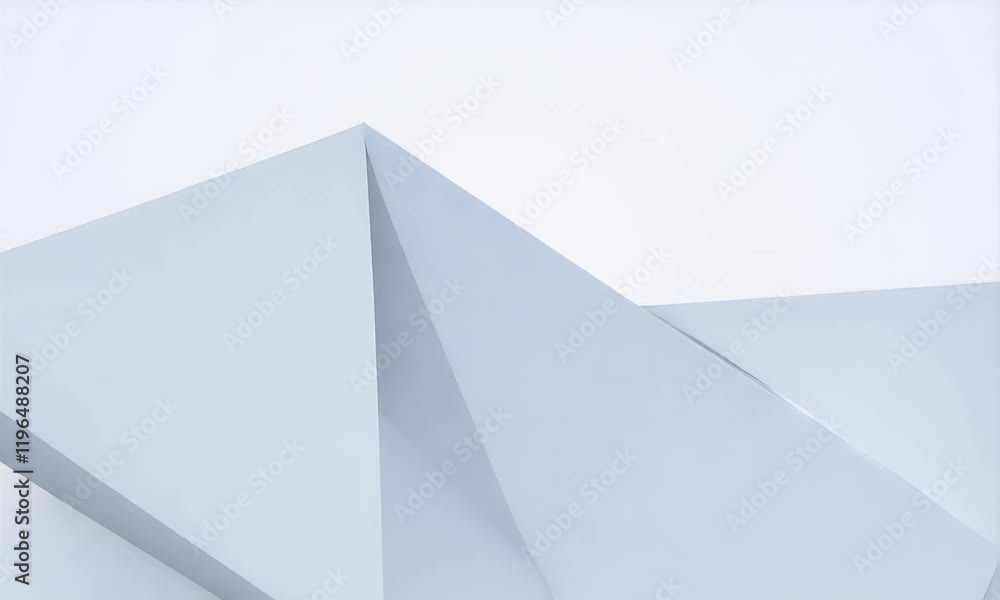 Poster abstract 4k geometric background animation with a soft white blurred gradient cycle in slow motion.