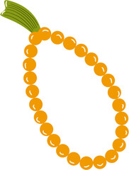 Islamic Doodle Vector, Islamic Dzikr Element