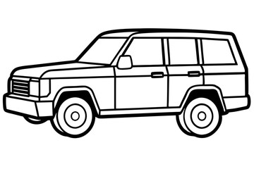 Modern SUV Linework Design