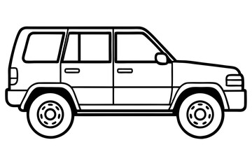 Modern SUV Linework Design