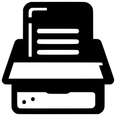 Document in Brown File Box