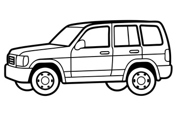 Modern SUV Linework Design