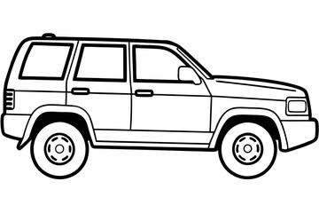Modern SUV Linework Design