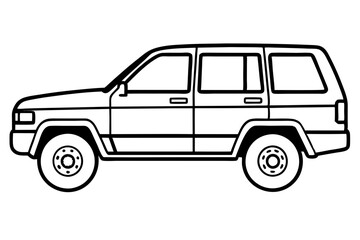 Modern SUV Linework Design