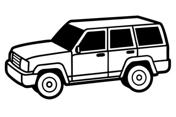 Modern SUV Linework Design