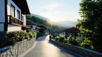 Sunrise over Mountain Village