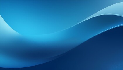 Fototapeta premium Abstract blue gradient smooth background. Generated image