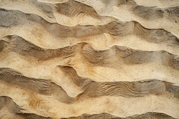 Image of Beach yellow sand surface. Texture for background usage