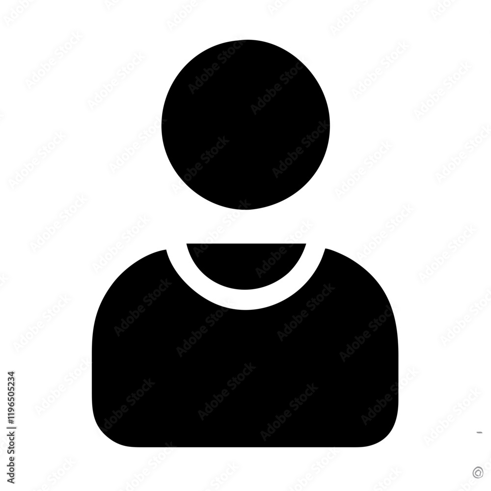 Poster user icon for websites and applications interface design