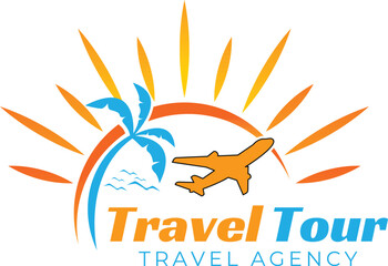 tour and travel agency logo design