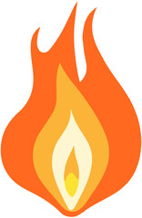 Fire flame icon
