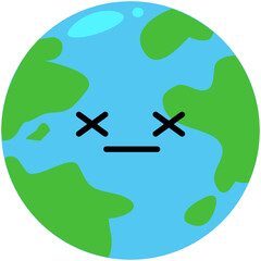 Fainting earth icon