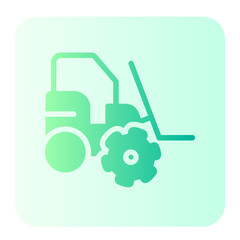 forklift gradient icon