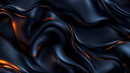 Obraz premium dark abstract waves, luxury texture background - dark & moody aesth.