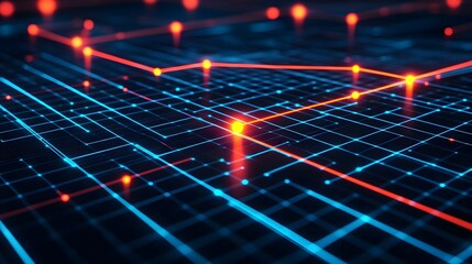 digital network, abstract tech background - abstract backgrounds