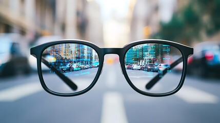 smart glasses cityscape augmented reality - augmented reality/metav.