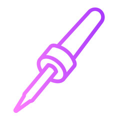 soldering iron gradient icon