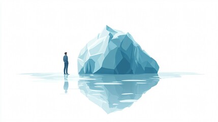 Iceberg in the Ocean: A Symbol of Global Warming and Climate Change