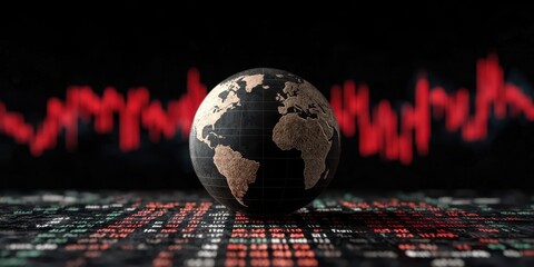 Global Economy Concept with Stock Market