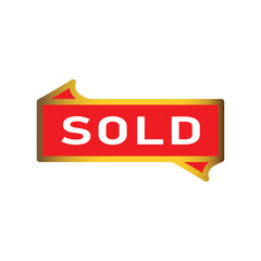 sold ribbon vector icon discount sale sticker lebel minimalist design for digital and print projects
 Graphic Design Icons Making a Huge Impact on Visual Aesthetics