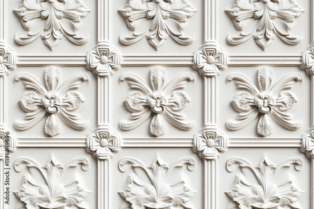 Poster sophisticated classical 3d pattern. ancient ornament. background image. created with generative ai t