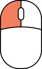 컴퓨터 마우스 우클릭 좌클릭 스크 Computer Mouse, click,Vector illustration, 일러스트