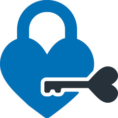 Obraz premium Heart Lock